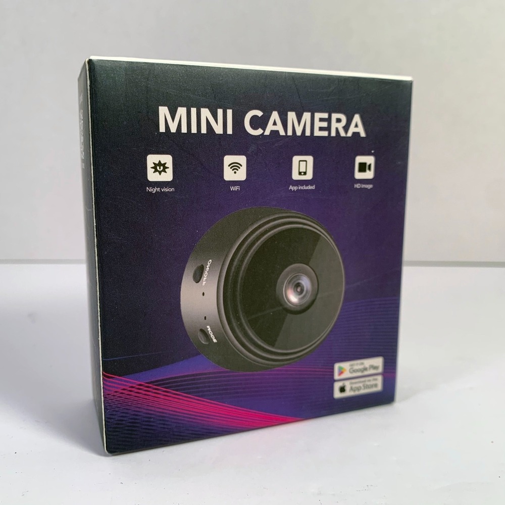 Mini Camera App Controlled, WiFi, Night Vision, HD Image, New